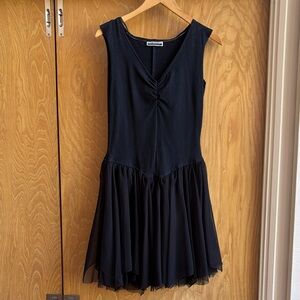 Contempo Casuals Black Sleeveless Flared Dress